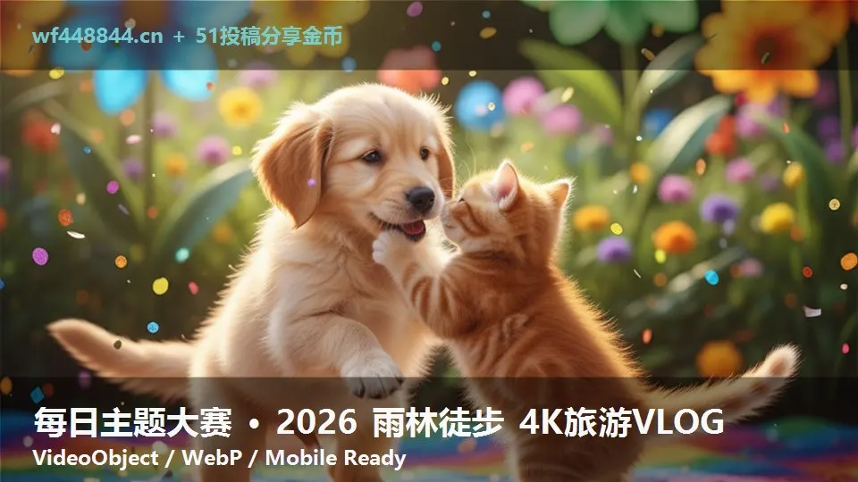 每日主题大赛 · 2026 雨林徒步 4K旅游VLOG