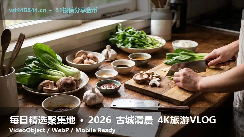 每日精选聚集地 · 2026 古城清晨 4K旅游VLOG