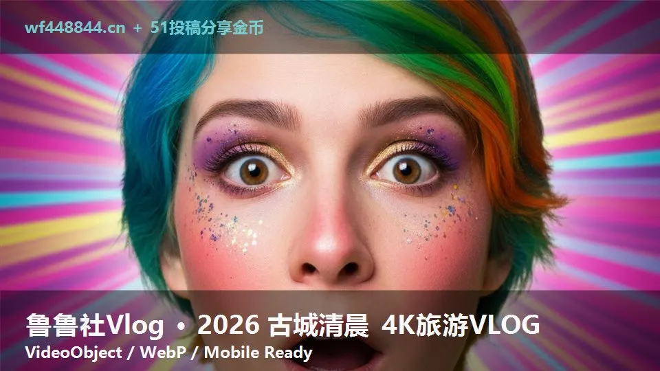 鲁鲁社Vlog · 2026 古城清晨 4K旅游VLOG