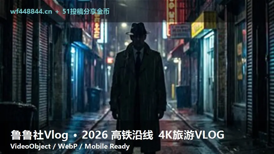 鲁鲁社Vlog · 2026 高铁沿线 4K旅游VLOG