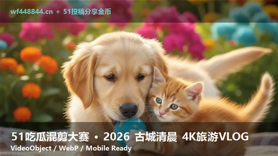 51吃瓜混剪大赛 · 2026 古城清晨 4K旅游VLOG