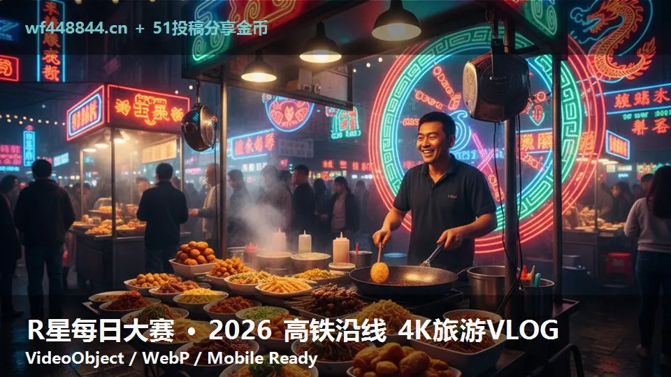 R星每日大赛 · 2026 高铁沿线 4K旅游VLOG